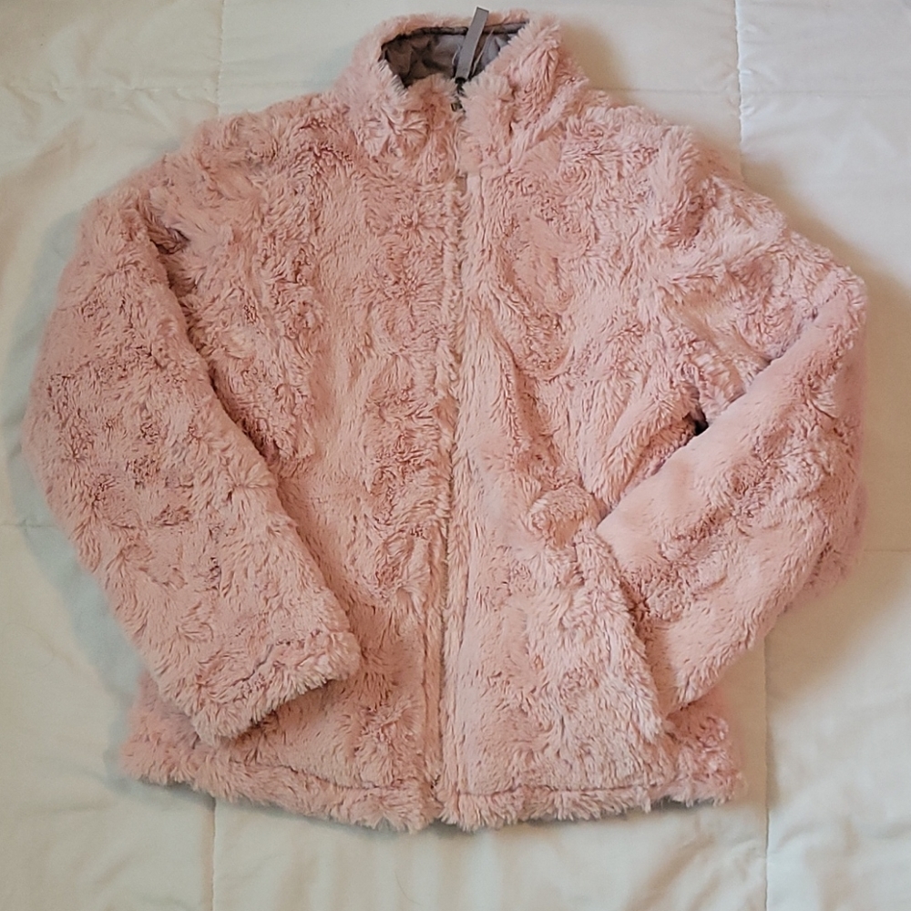 Reversible water resistant jacket